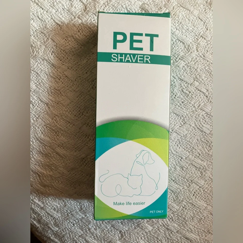 White Pet Paw Shaver - New in box